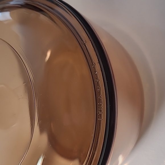 #(1)Corningware vision cookware amber glass pot and ild 1L used USA - Picture 4 of 8
